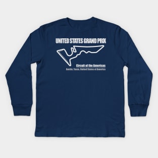 United States Grand Prix DS Kids Long Sleeve T-Shirt